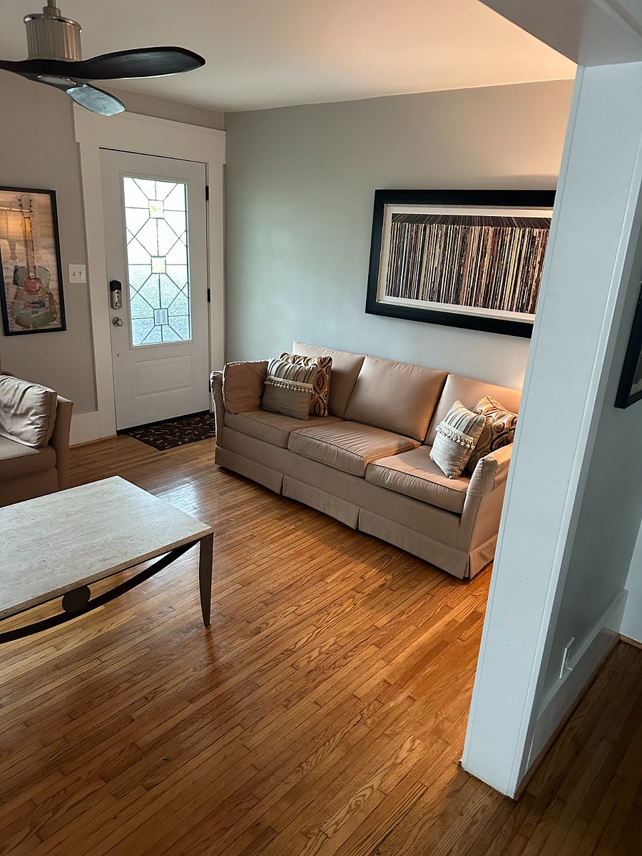 This is looking for the dining room toward the couch and front door