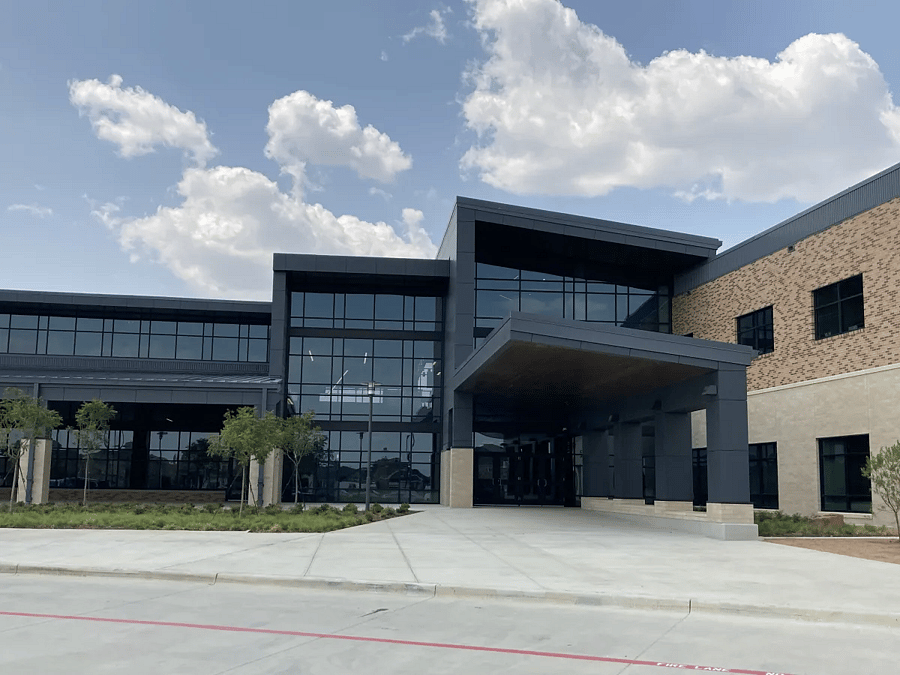 new Carter Elementary School onsite