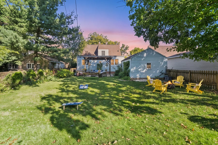 From firepit to pergola, our South Bend backyard invites connection roast smores, sway in the hammock, or play yard games as the sun sets. Its alfresco magic, made for memory-making.