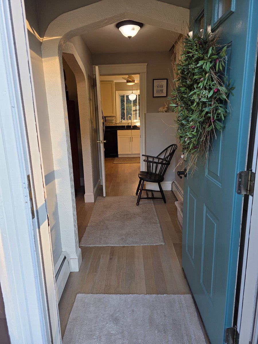 Front door view into home