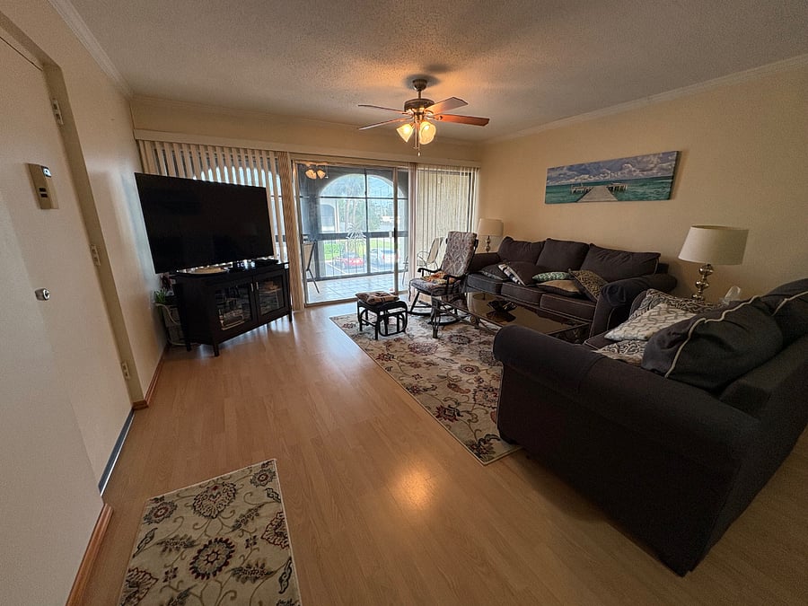 entry to condo & living area