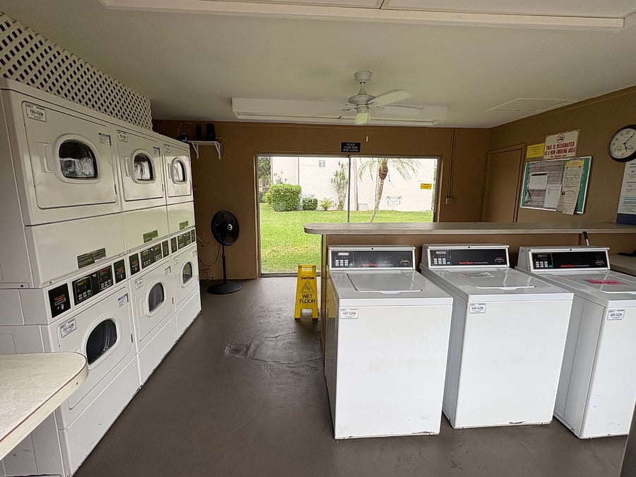 laundry right outside the condo