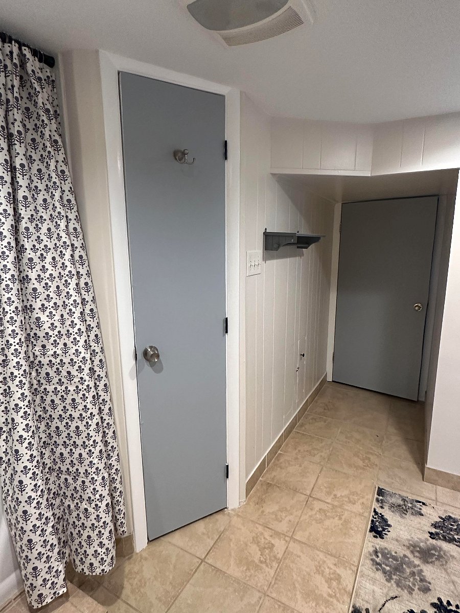 Downstairs laundry area entrance