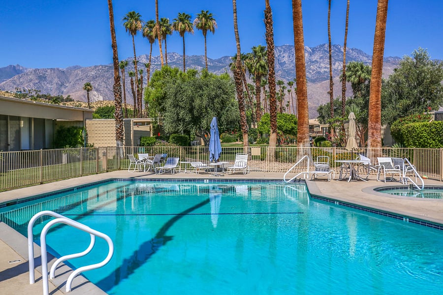 One of 12 pool/hot tub areas