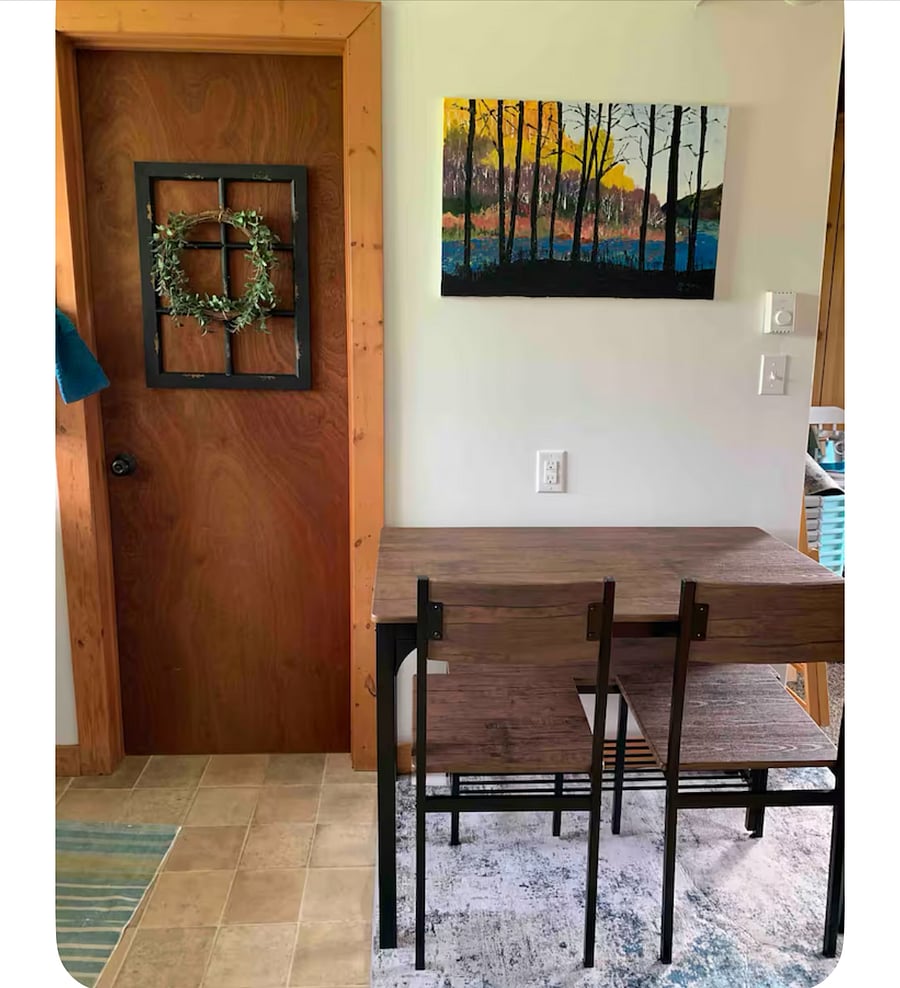 dedicated work space / kitchen table