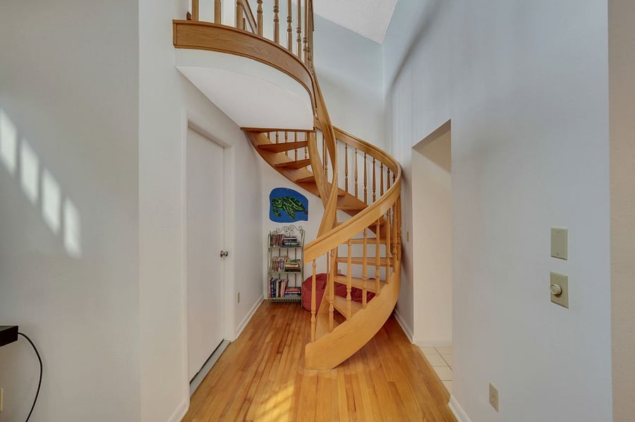 Stairs to 2nd floor office