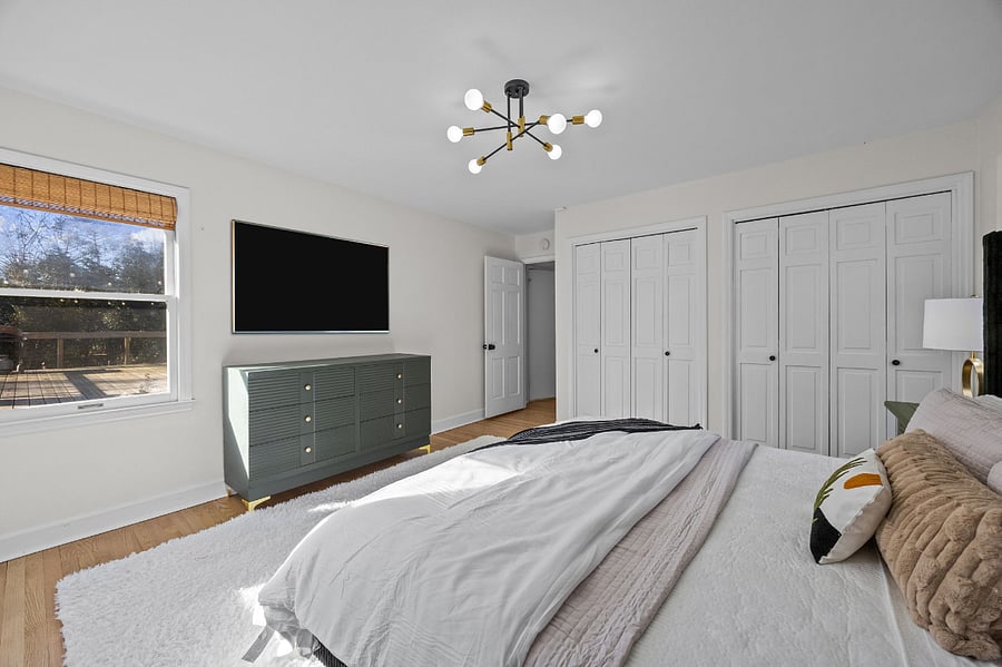 Master Bedroom with Smart TV