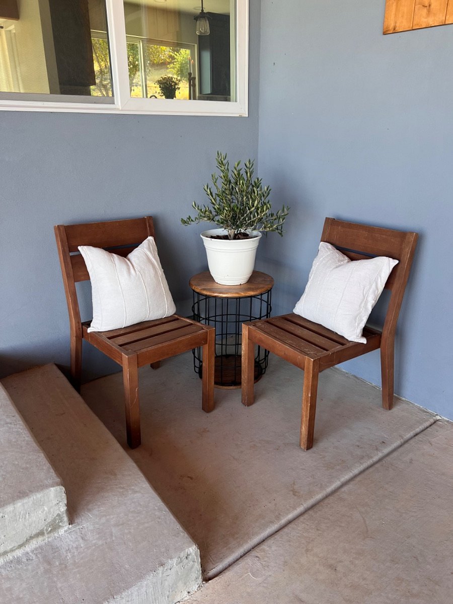 Front porch and seating