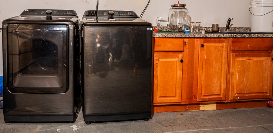 washer and dryer