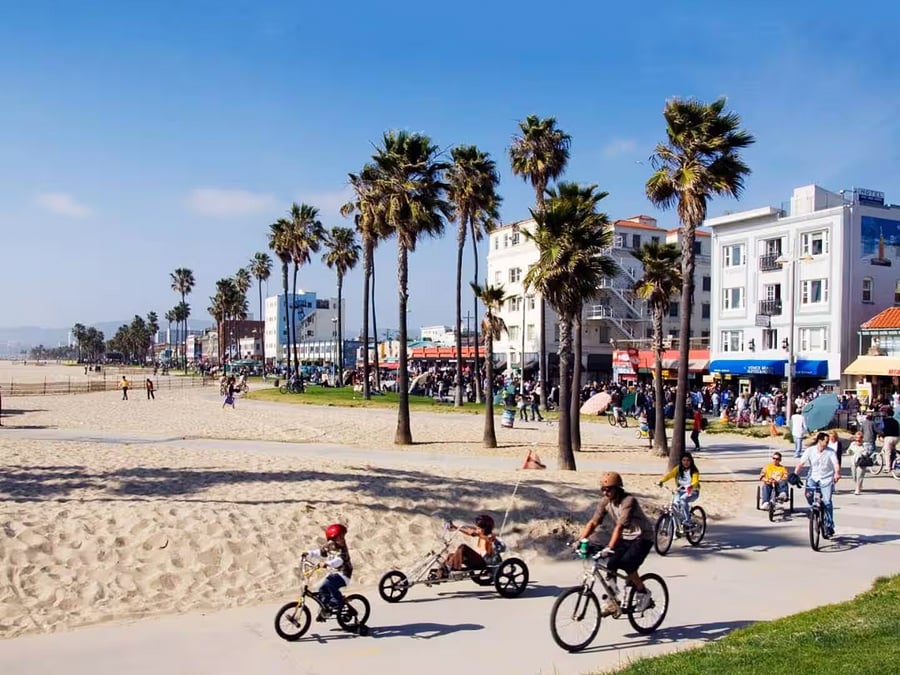Venice Beach boardwalk