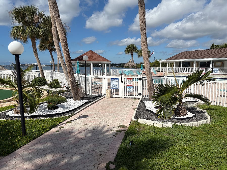 Front Pool Entrance