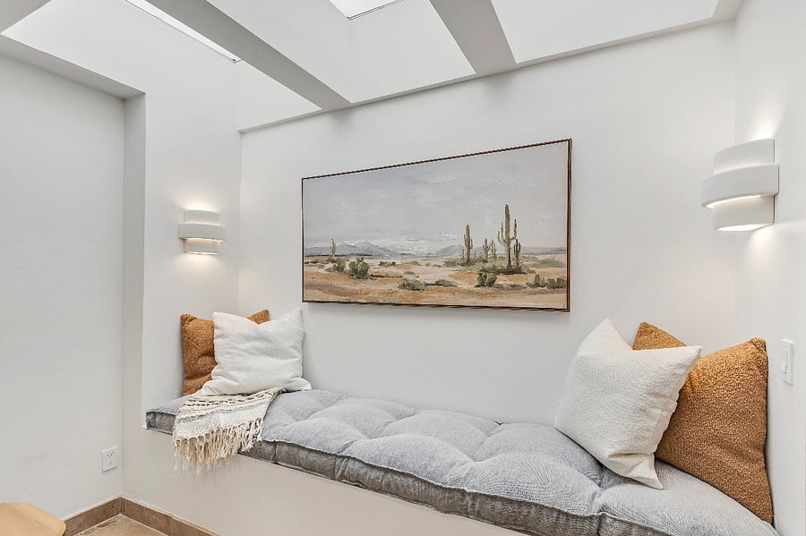 Reading Nook with Skylights
