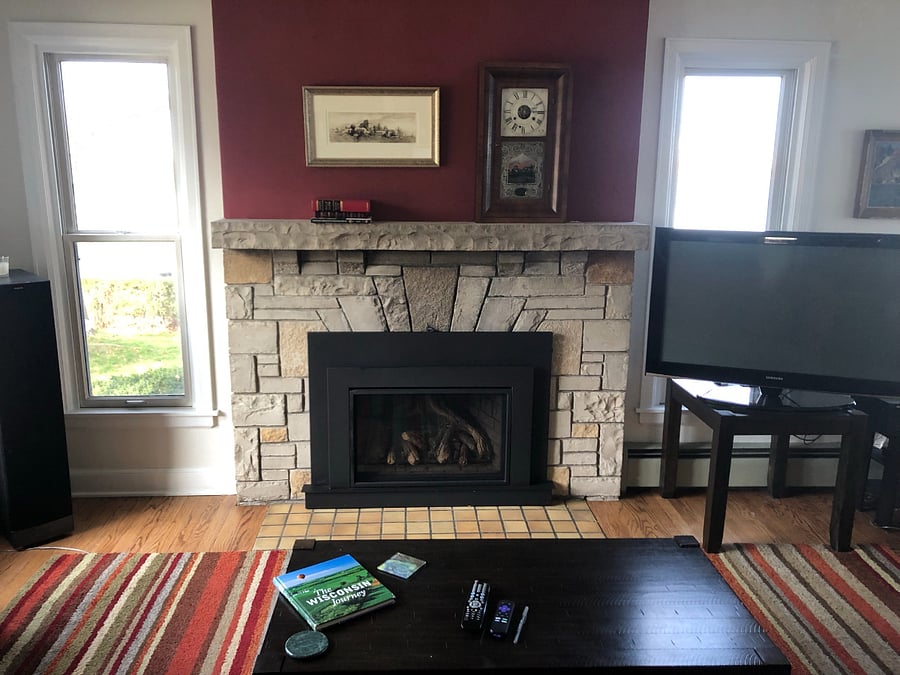 Living room area of the great room