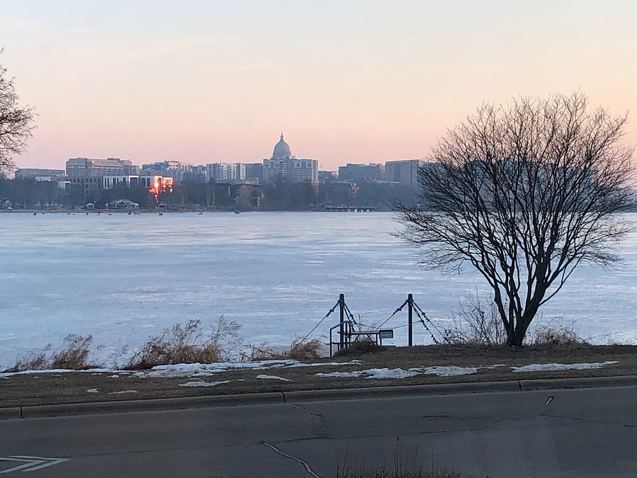 Taken from living room