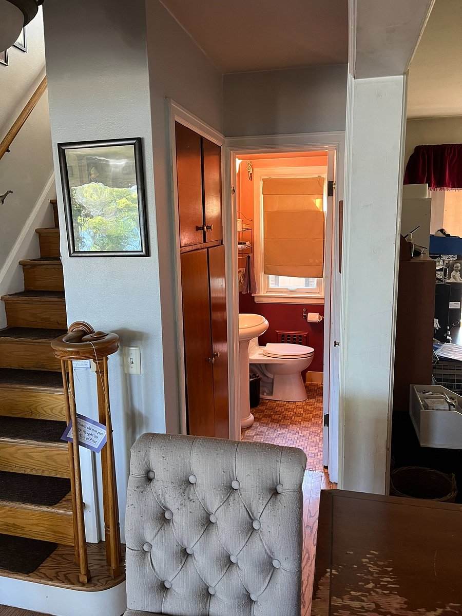 First floor half-bath