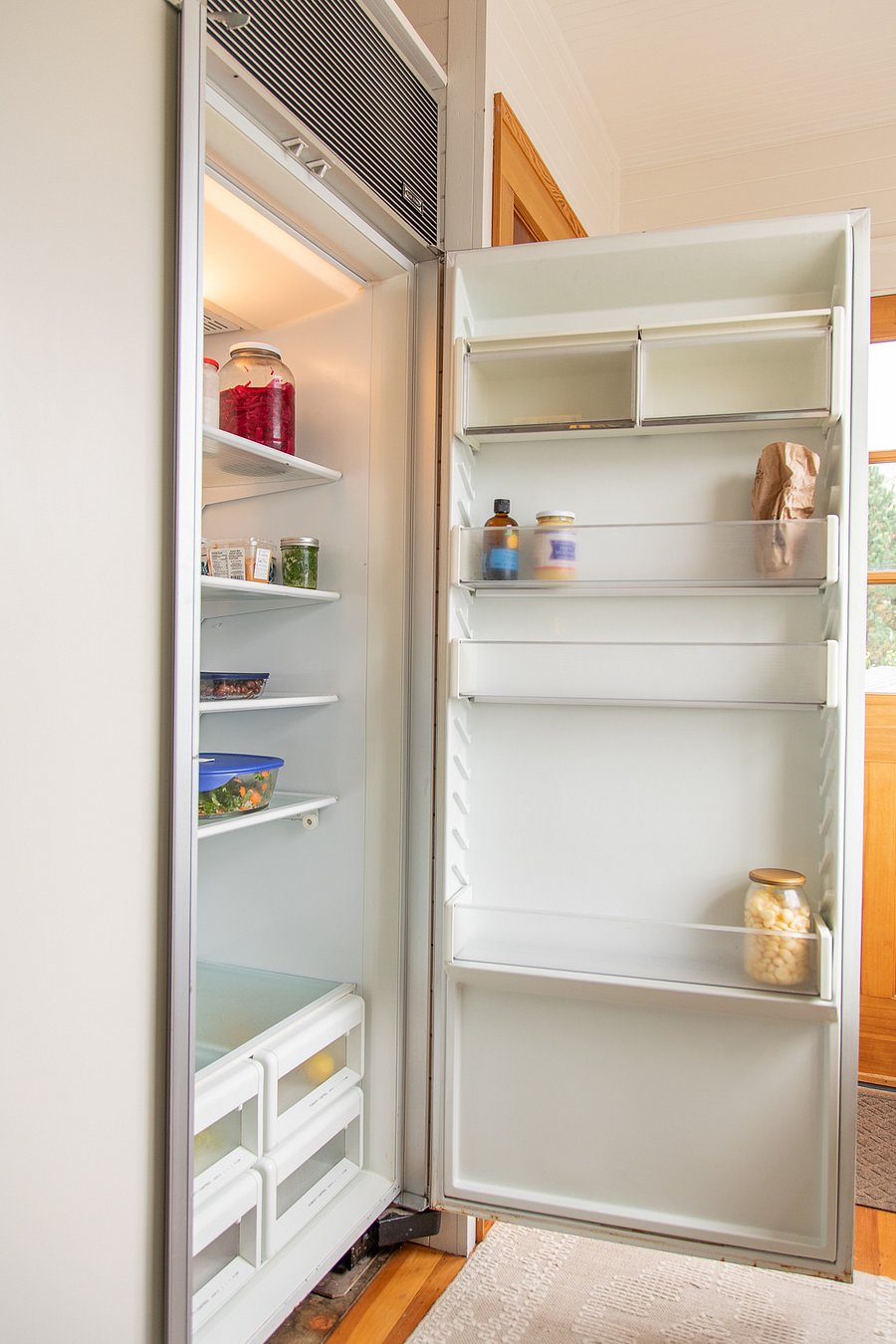 Extra space in the fridge!