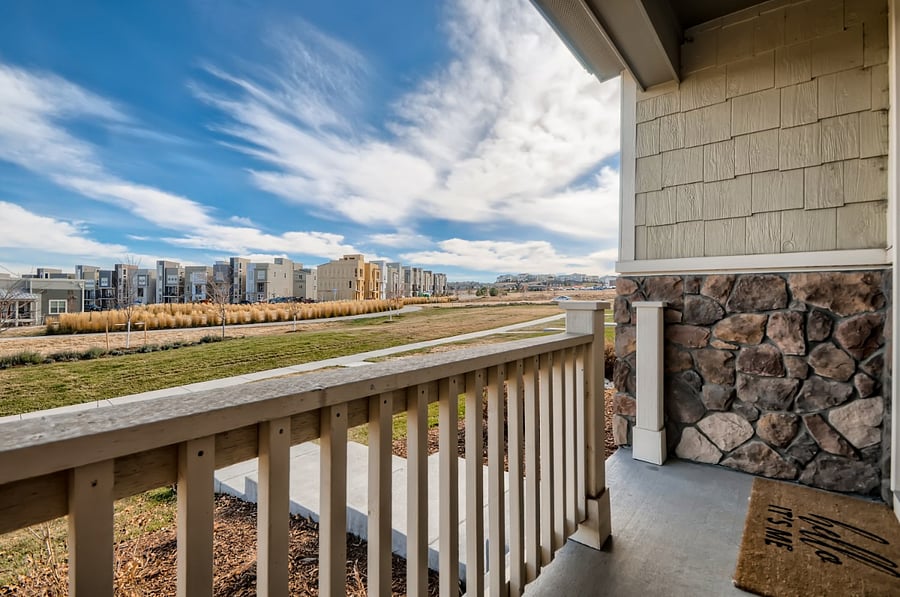 Open space from front porch.
