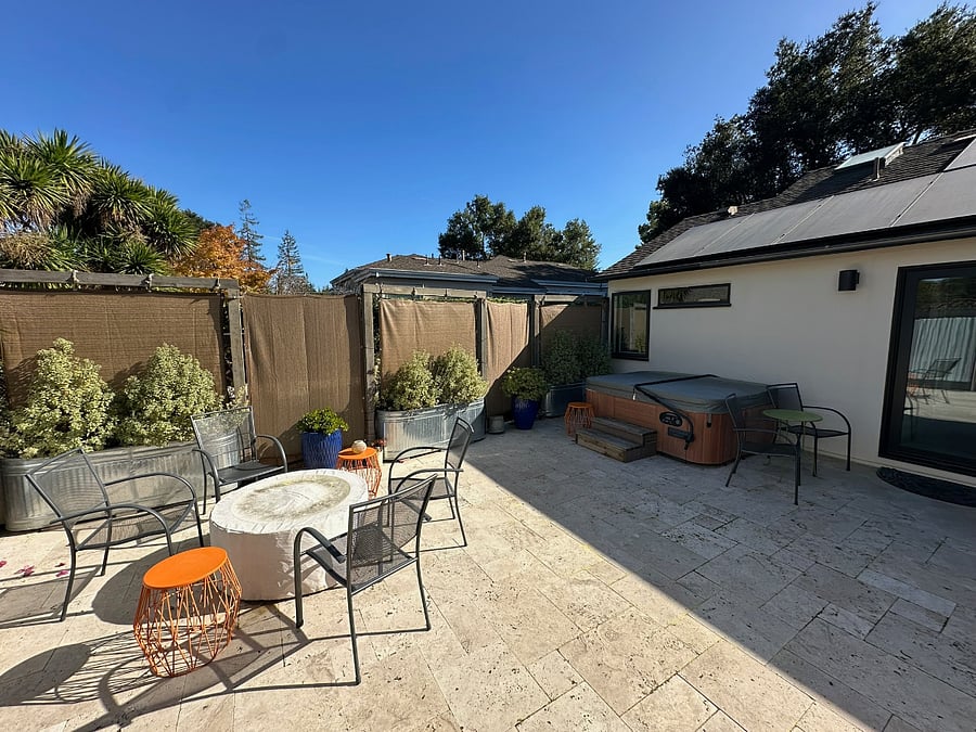 Fire Pit and Garden Sitting
