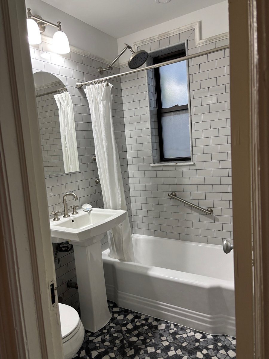Newly renovated bathroom