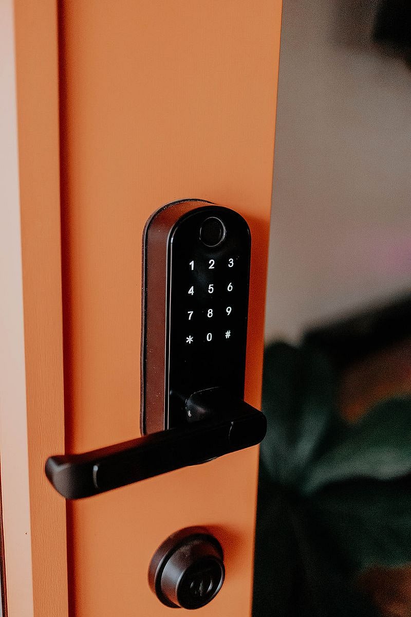 Key pad entry.