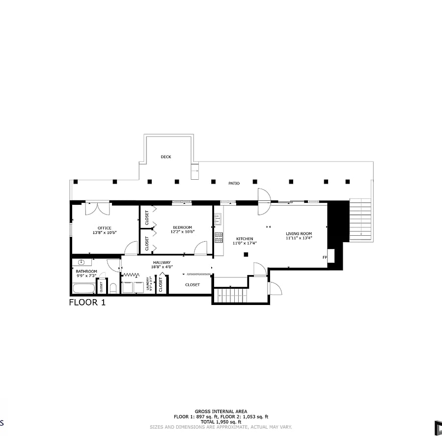 Asheville Lake House Floorplan