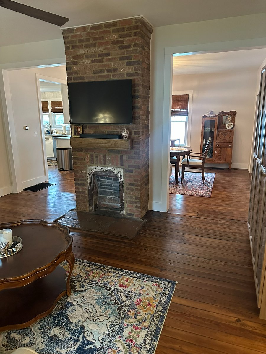 Living Room opening into Dining Room