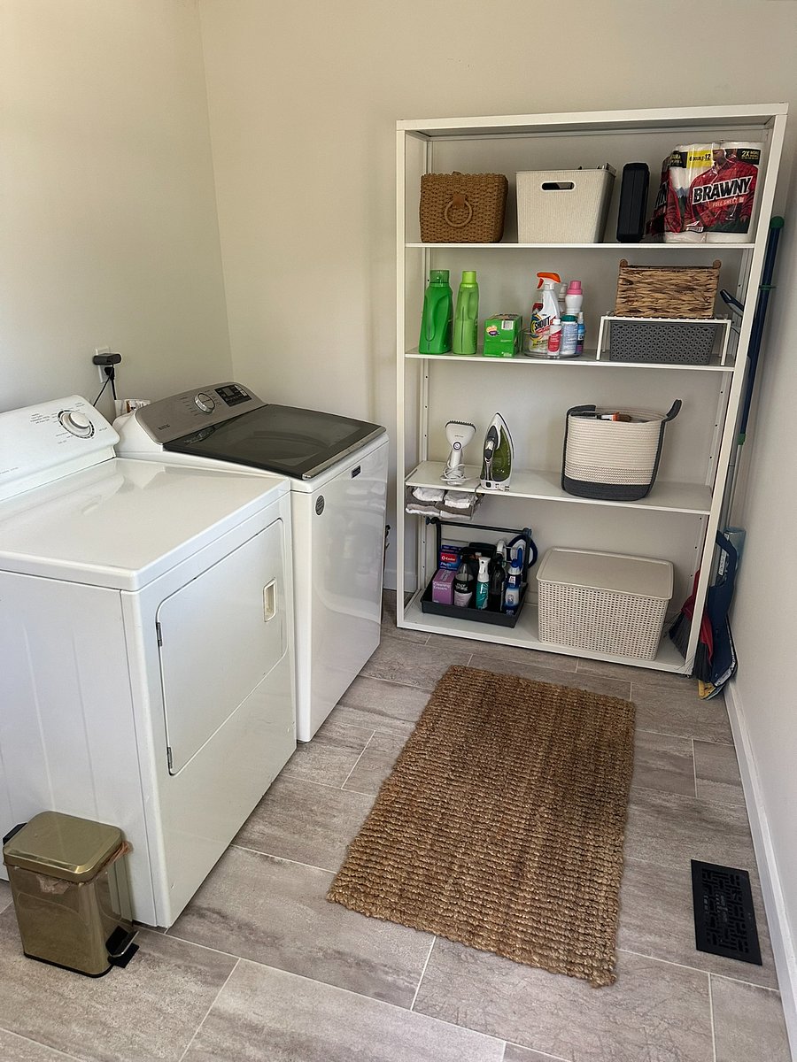 Laundry Room with Washer and Dryer included