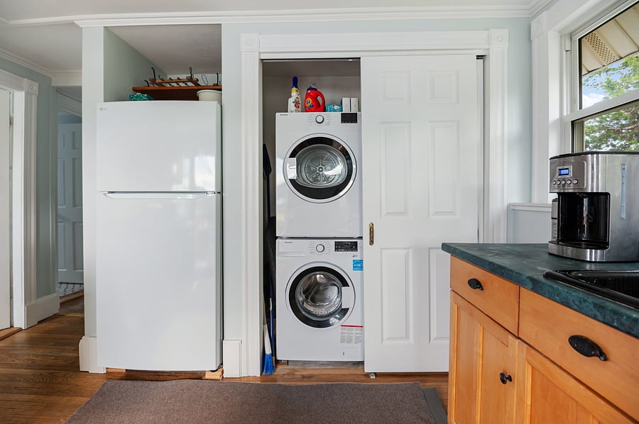 Washer, Dryer and Pantry