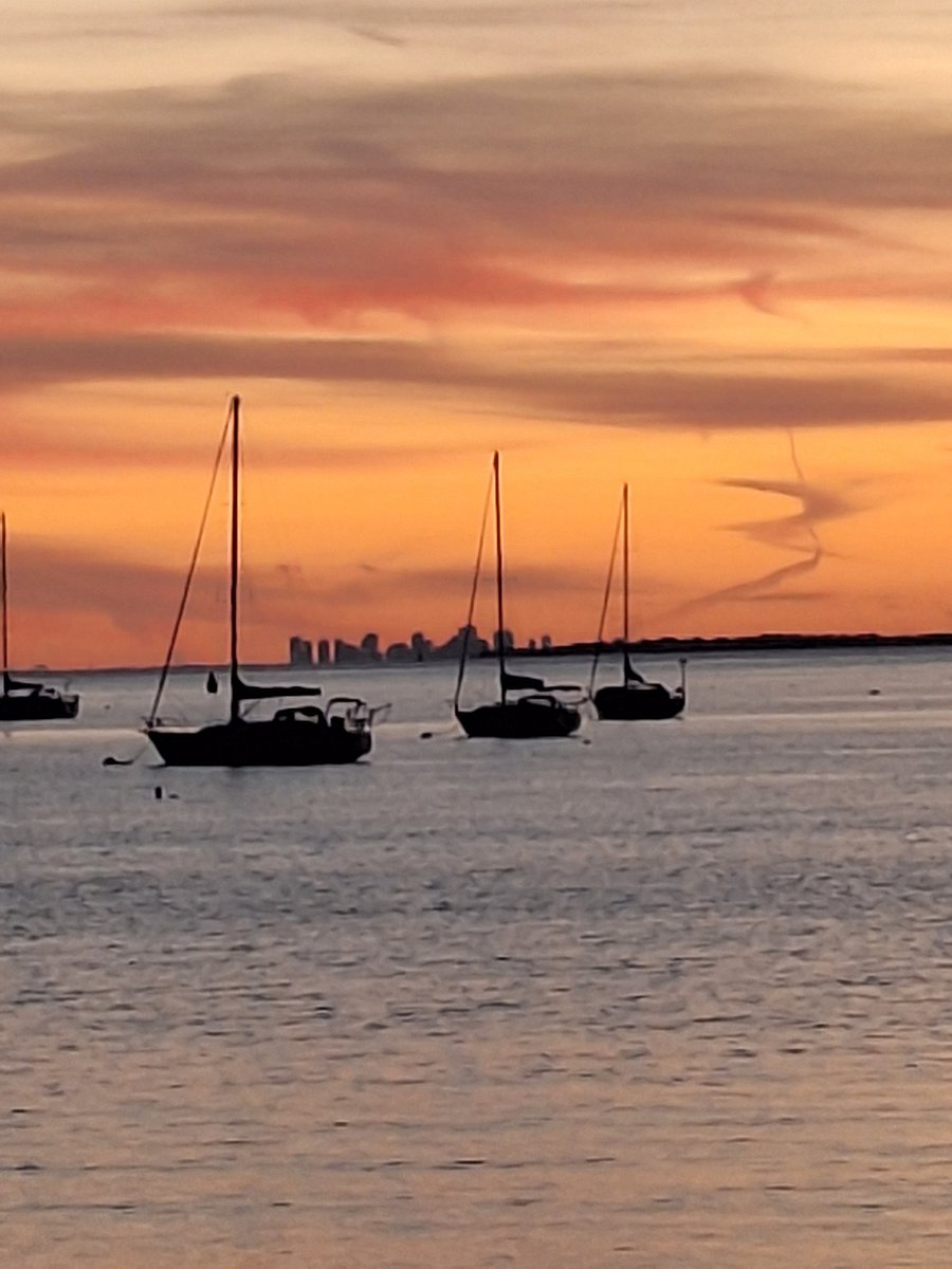 Niles Beach and Boston Skyline
