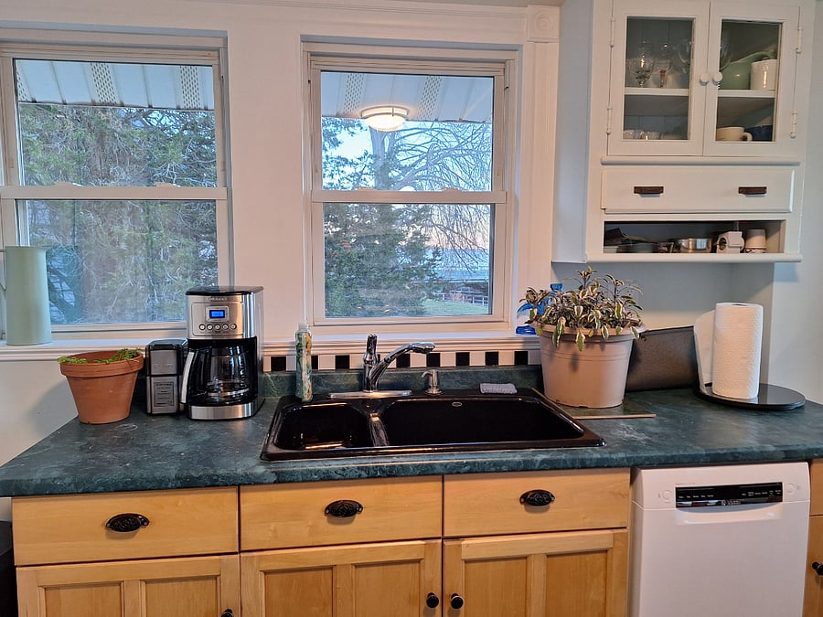 Ocean view from Kitchen