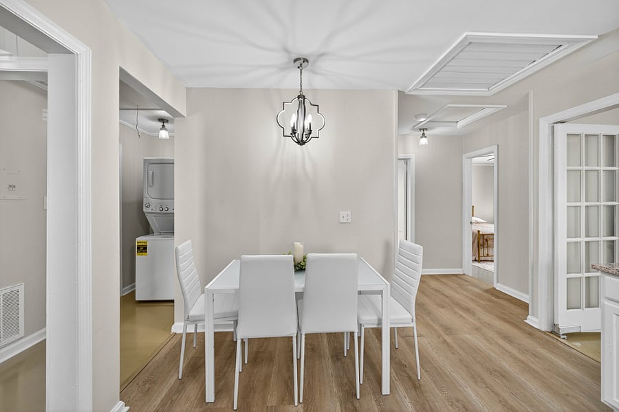 Dining in kitchen