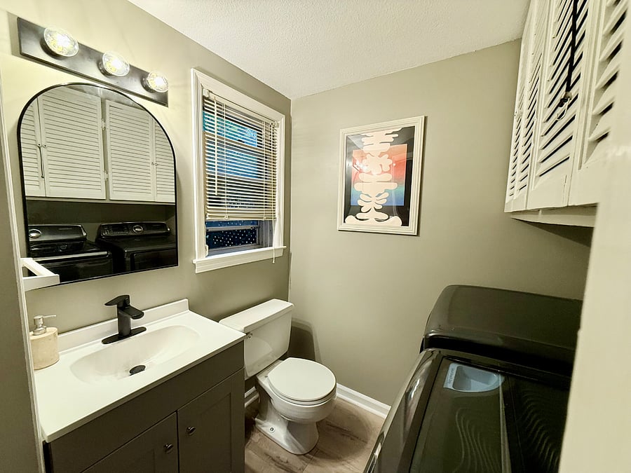 Half Bathroom 1 with Laundry
