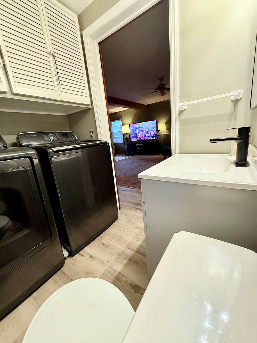 Half Bathroom 1 with Laundry 