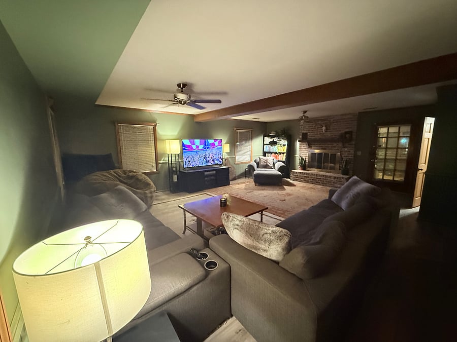 Huge super cozy Living Room 2, night views 