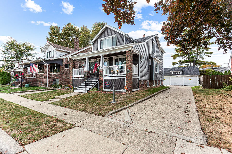 Exterior side view of home in Oct. 2025.
