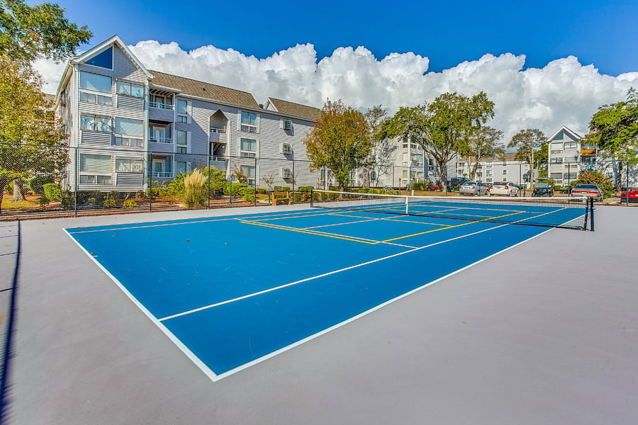 Tennis and pickleball court.