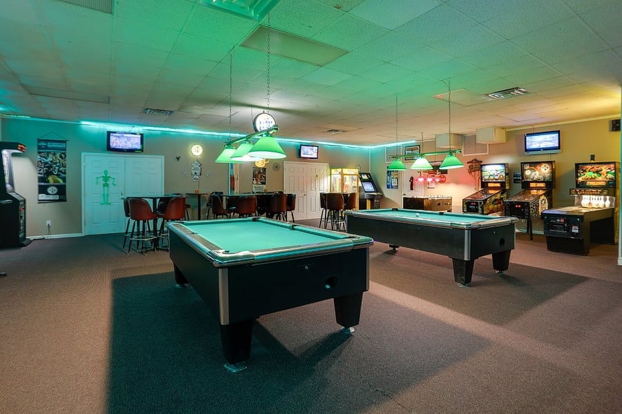 Game room in Harry The Hats