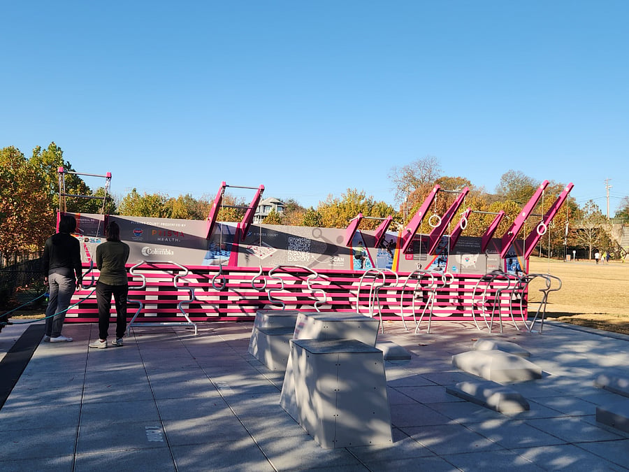 Fitness Court in Findlay Park