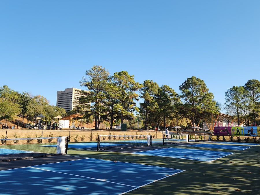 Pickleball courts at Findlay Park