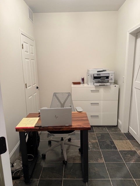 Office area with printer