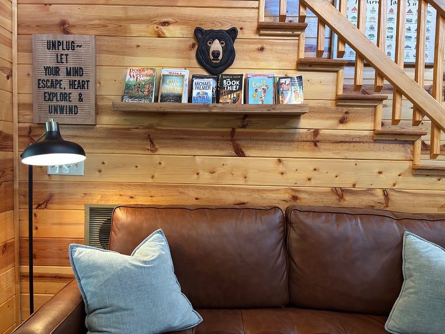 Curl up, relax, and enjoy a peaceful reading moment.