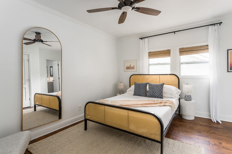 Primary Bedroom - Equipped with Purple mattress