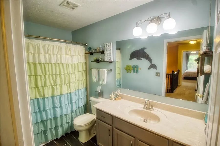 Shared bathroom.