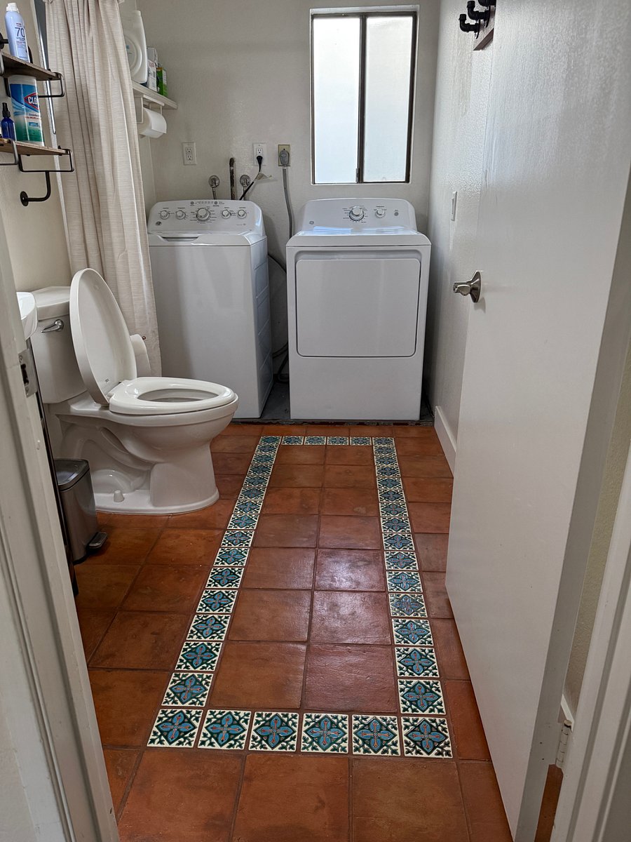 1/2 bath - laundry