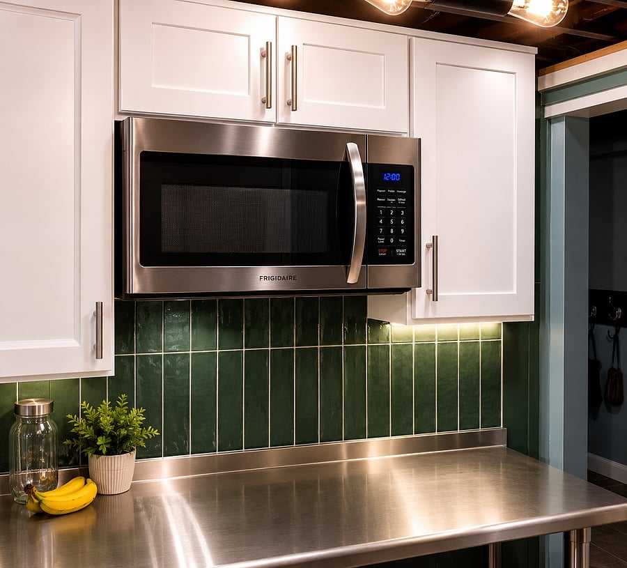 Newly built kitchenette