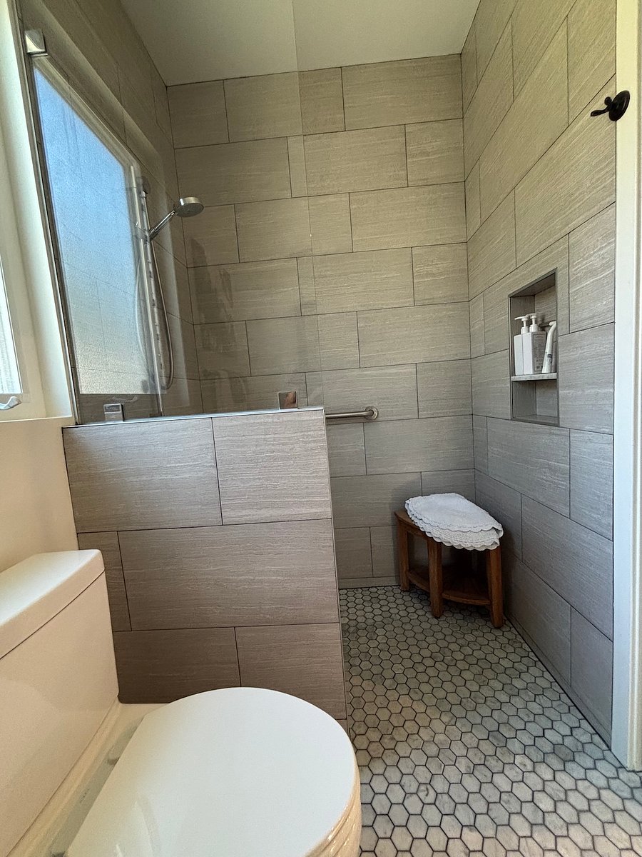 walk-in shower