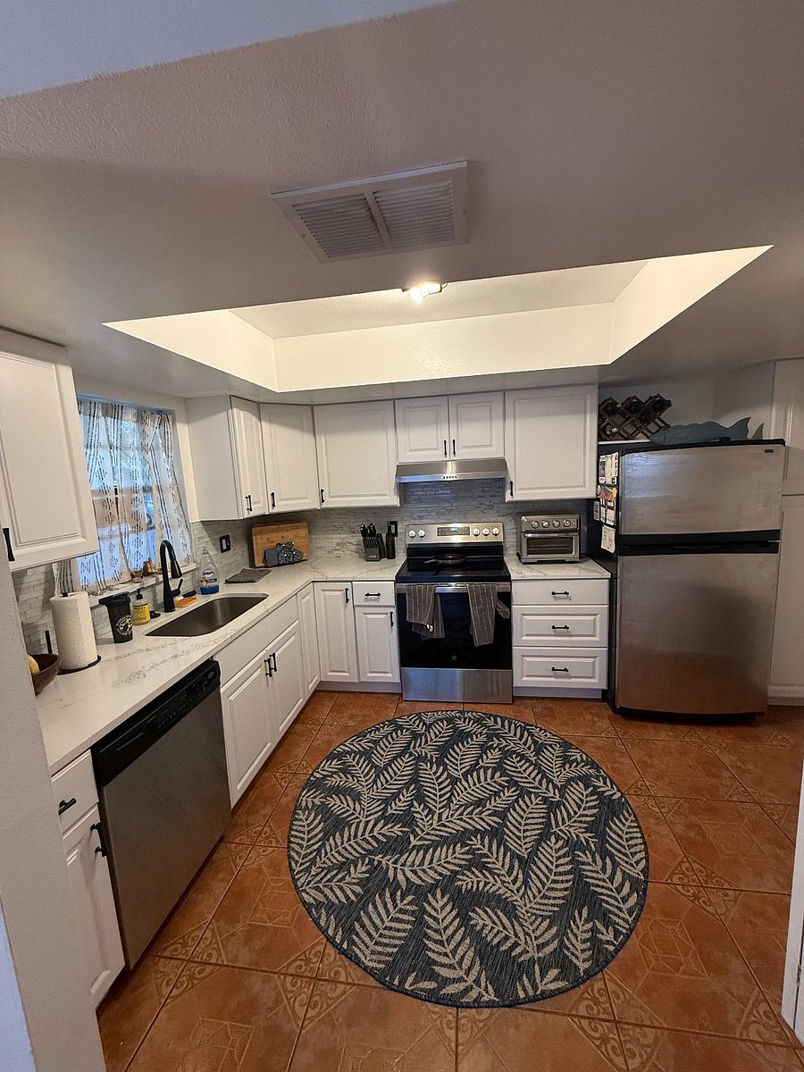 Full size fridge and pantry