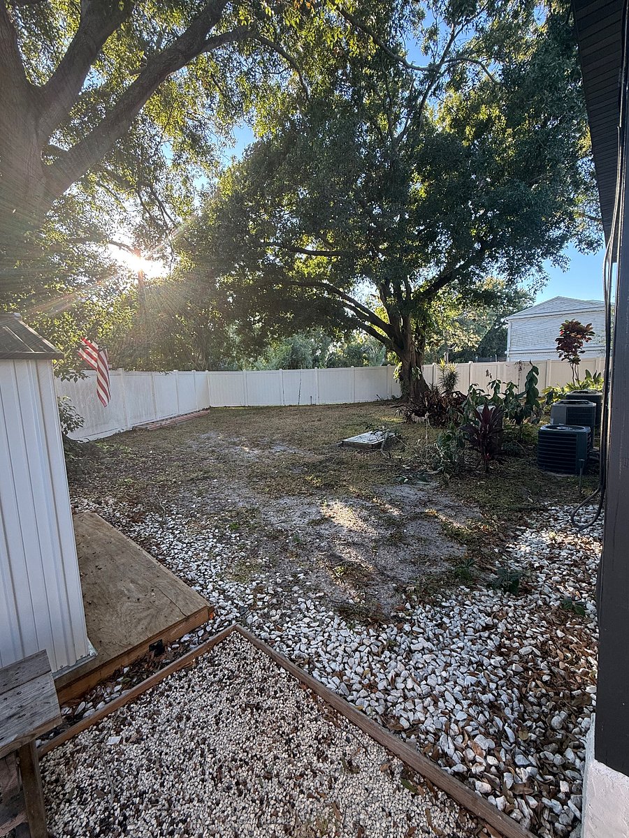 Shared backyard