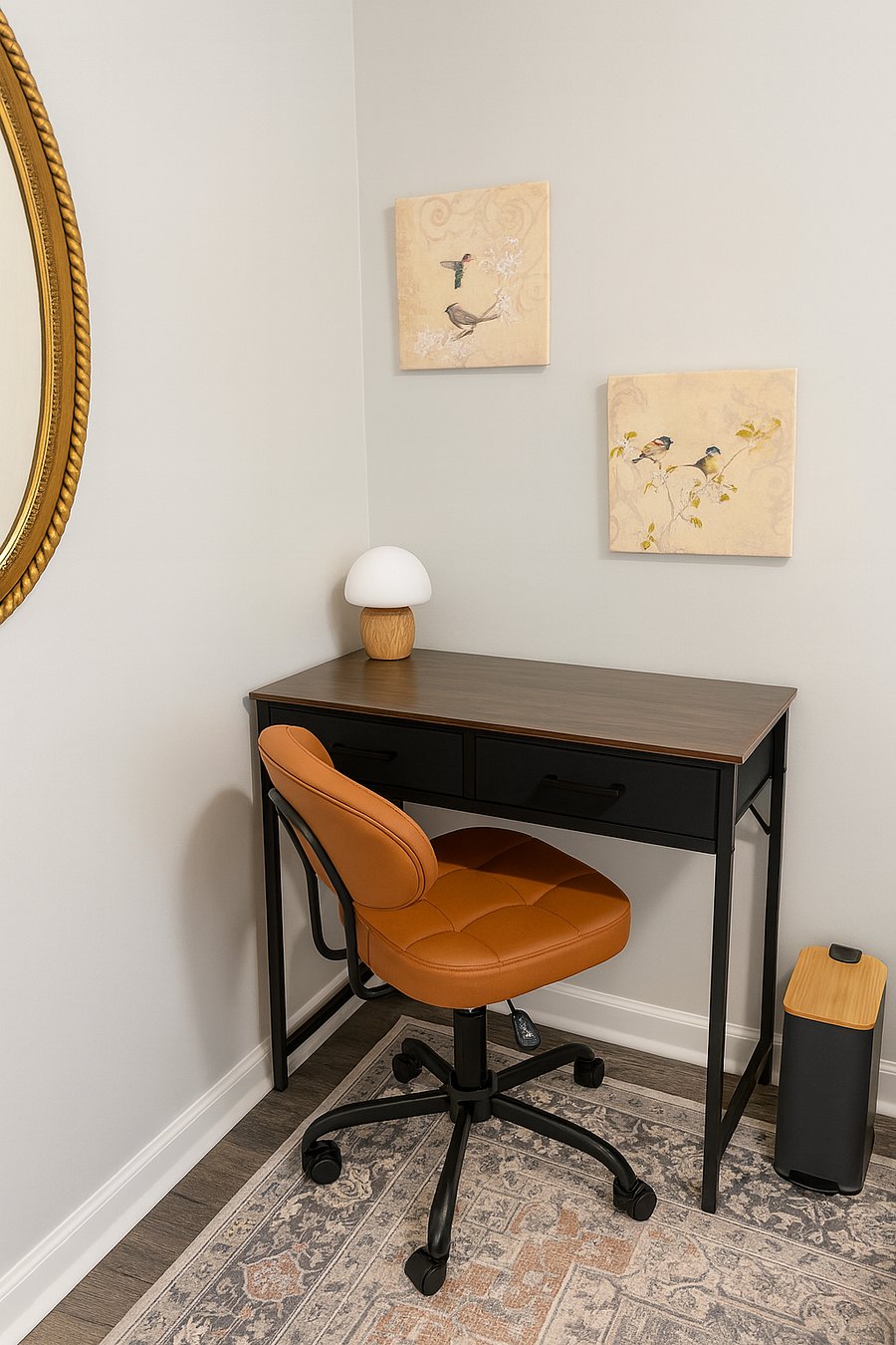Dedicated workspace located in the main bedroom with high speed WiFi