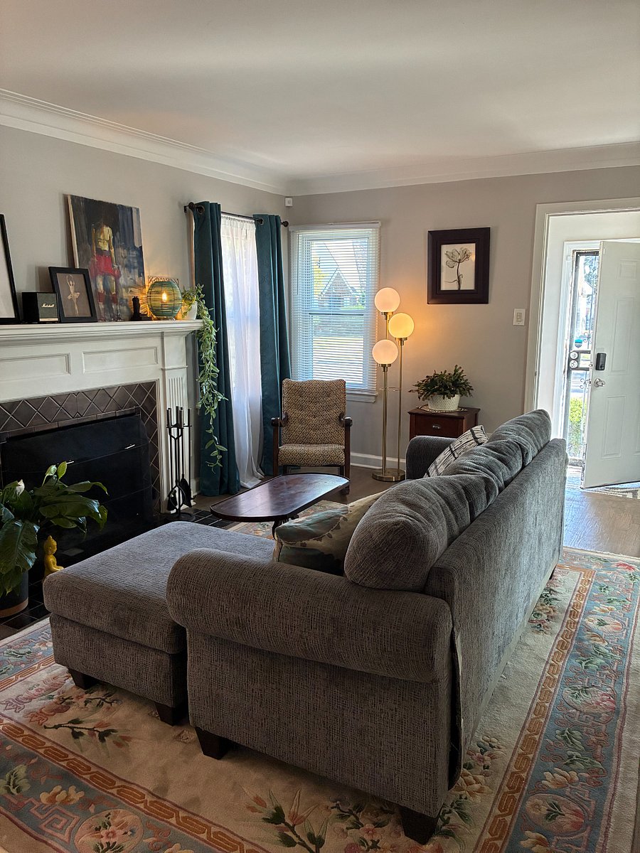 Living Room with Fireplace